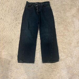COS Dark Blue Facade Jeans in size 28